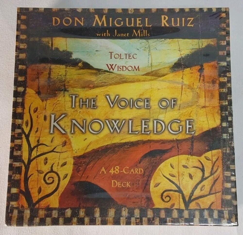 The Voice of Knowledge Cards by Don Miguel Ruiz (2005, Cards,Flash Cards)